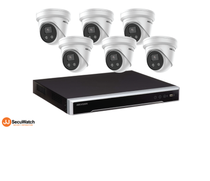 Hikvision 8MP KIT 6 x Camera (DS-7608NI-M2-8P + 2CD2386G2-IU)